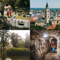 Wybierz się na wycieczkę i odkryj te miejsca: fontanna z niedźwiedziem, panorama miasta, pałac nad jeziorem i podziemne korytarze. Warto przemyśl atrakcje!