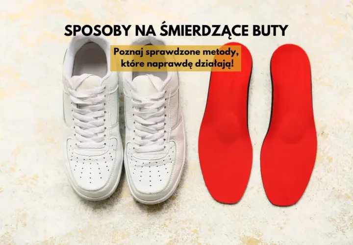Białe sneakersy i czerwone wkładki do butów. Poznaj sprawdzone sposoby na smierdzace buty, które naprawdę działają!