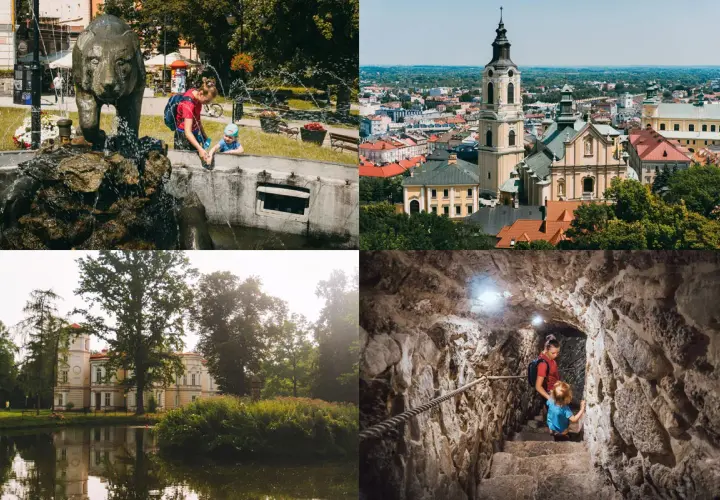 Wybierz się na wycieczkę i odkryj te miejsca: fontanna z niedźwiedziem, panorama miasta, pałac nad jeziorem i podziemne korytarze. Warto przemyśl atrakcje!