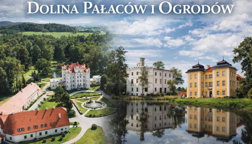 Malownicze pałace i zadbane ogrody tworzą Dolinę Pałaców i Ogrodów. Wspaniałe budowle odbijają się w spokojnej tafli jeziora.