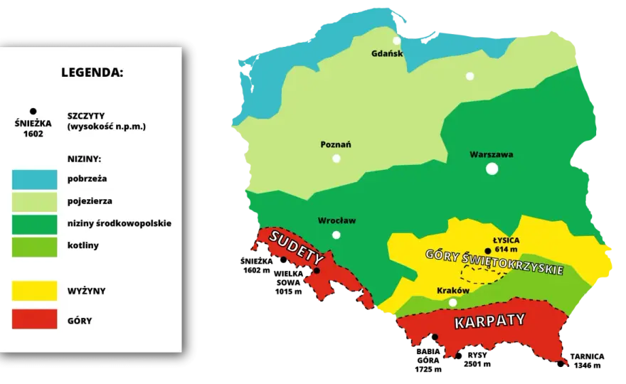 Polskie góry - nazwy, pasma, szczyty. Zaplanuj wyjazd!