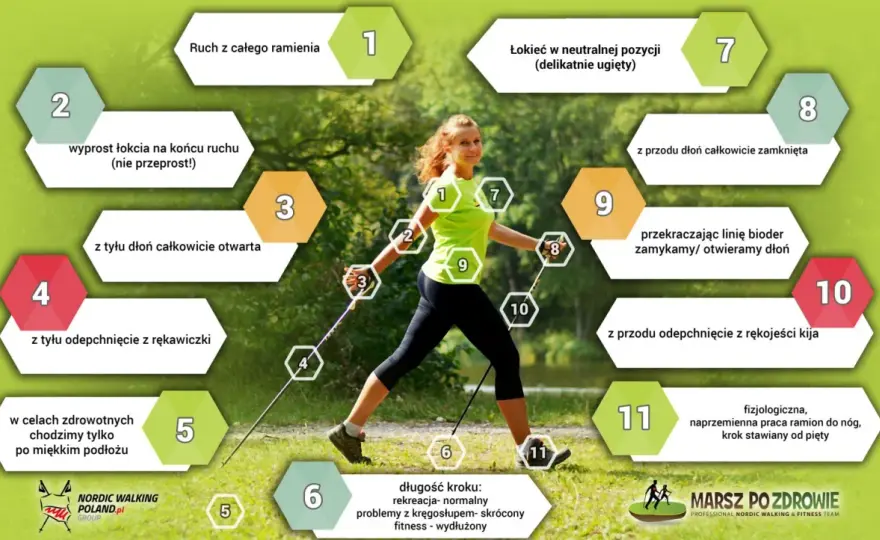Nordic walking od podstaw. Jak chodzić z kijkami?