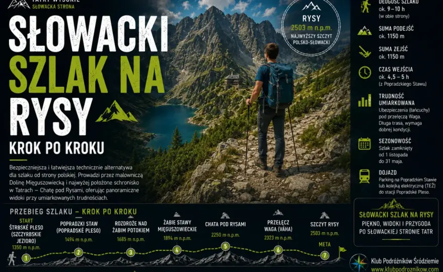 Rysy - najwyższy szczyt Polski. Przewodnik krok po kroku