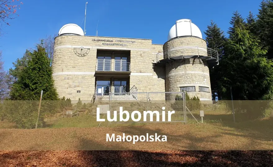 Lubomir - trasy, wysokość i obserwatorium na szczycie