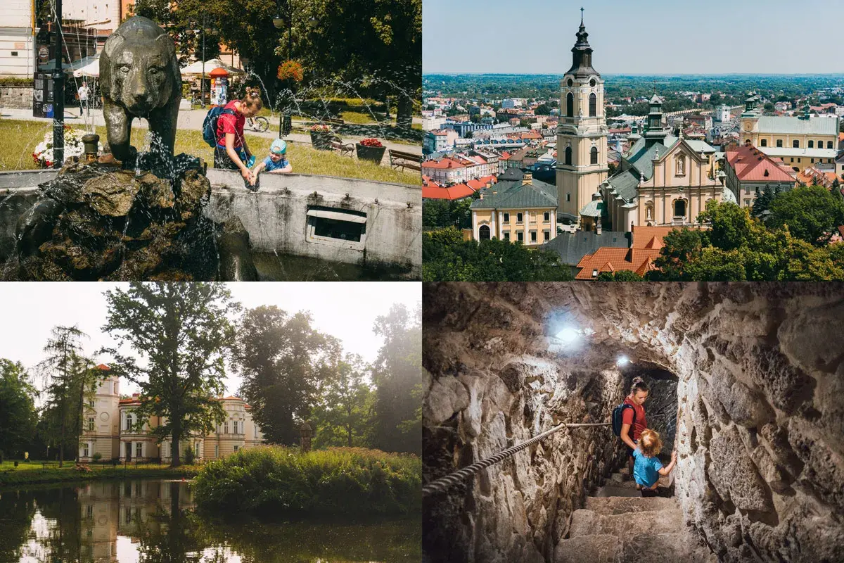 Wybierz się na wycieczkę i odkryj te miejsca: fontanna z niedźwiedziem, panorama miasta, pałac nad jeziorem i podziemne korytarze. Warto przemyśl atrakcje!